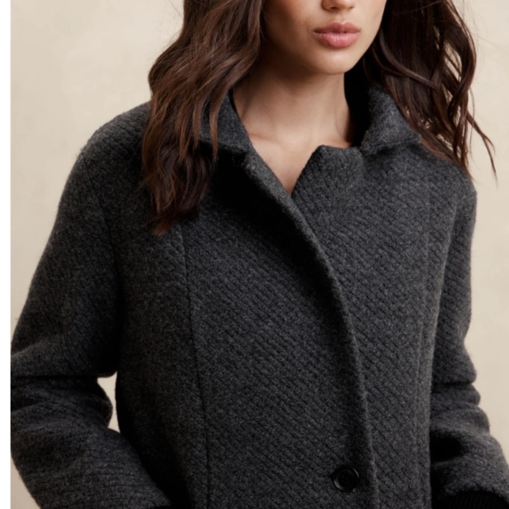 Banana Republic Long Knit Coat